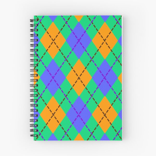 Item preview, Argyle Pattern - Blue, Green, Orange designed and sold by TotallyRetroArt.