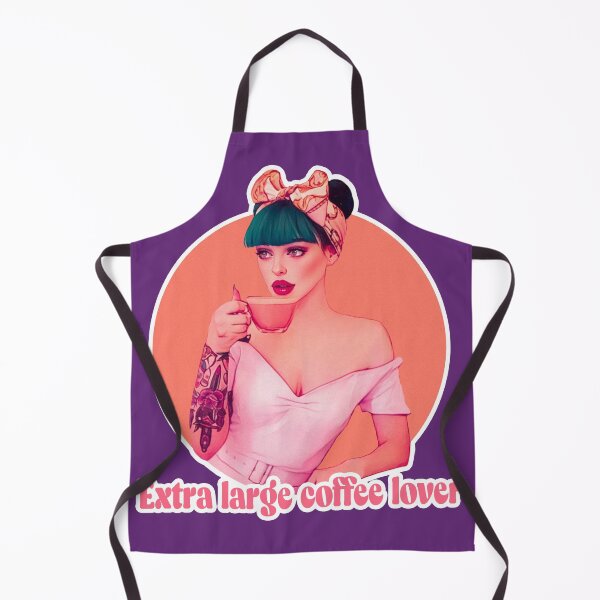 Item preview, Extra large coffee lover Pin up girl having a coffee cartoon illustration designed and sold by · GAMING SOUL ·.