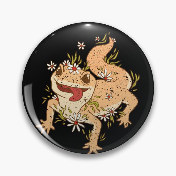 Item preview, Cottage Core Geico Tongue Out Cute Flowers Retro Style designed and sold by Countrysmart.