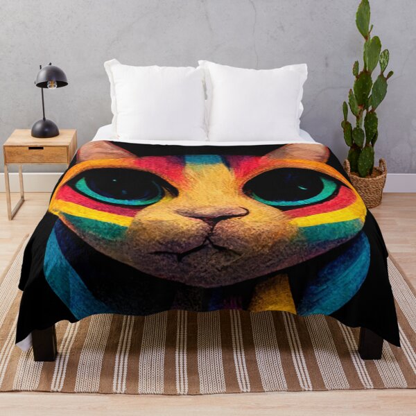 Item preview, Rainbow cat designed and sold by AIWeirdArts.