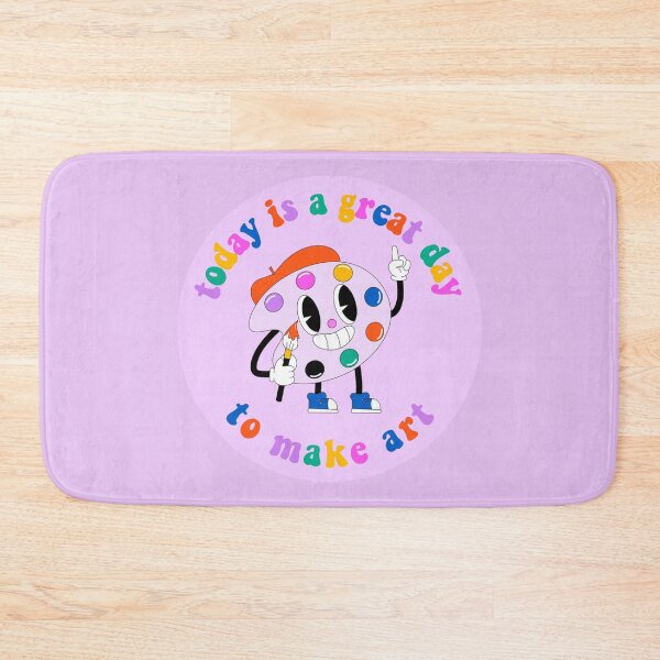 Item preview, Today Is A Great Day To Make Art Cartoon Palette Rainbow designed and sold by everything4eva.