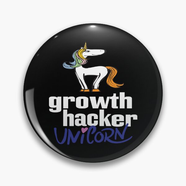 Item preview, Growth Hacker Unicorn Cartoon designed and sold by ProjectRobotics.