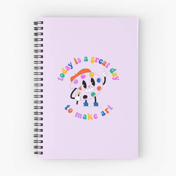 Item preview, Today Is A Great Day To Make Art Cartoon Palette Rainbow designed and sold by everything4eva.