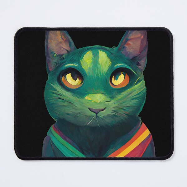 Item preview, Verdant Cat designed and sold by AIWeirdArts.