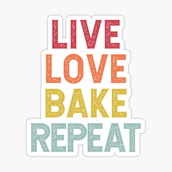 VINYL STICKER For For KitchenAid Mixer Decoration Live Laugh Love Bake  Decals Cupcake Hearts Love Stickers