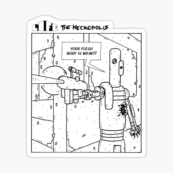 Life The Necropolis: Gordy Sticker
