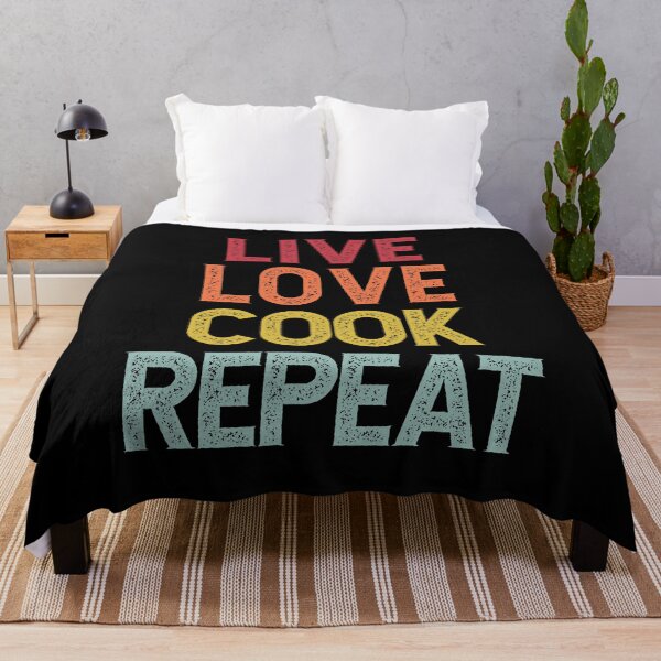 Item preview, Distressed Live Love Cook Repeat designed and sold by PeachesMommy.