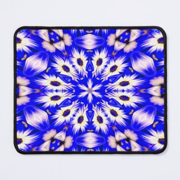 Item preview, Blue and white flower pattern designed and sold by Patternflower.
