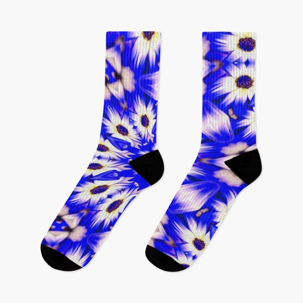 Item preview, Blue and white flower pattern designed and sold by Patternflower.