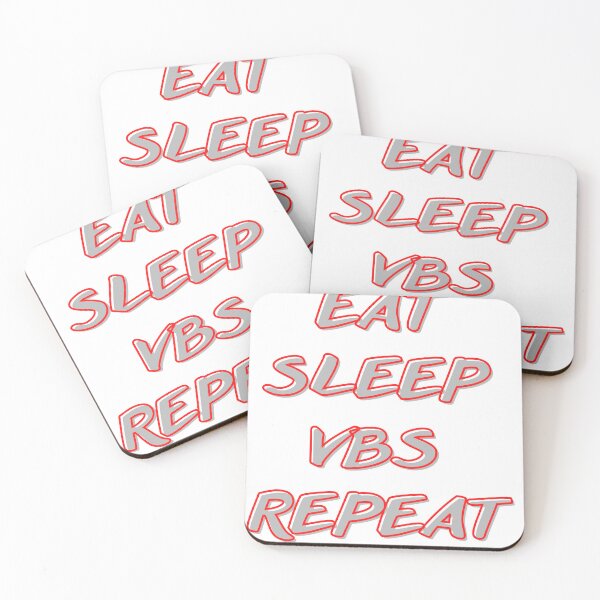 Item preview, Eat sleep vbs repeat designed and sold by Adjato  Design.