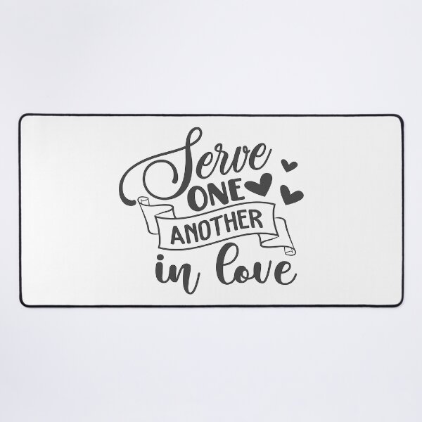 Item preview, Christian Design - Serve One Another in Love designed and sold by simplydesignart.
