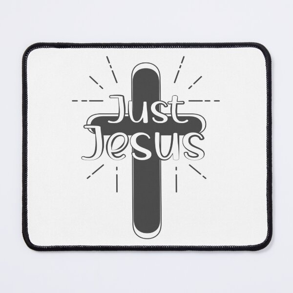 Item preview, Christian Design - Just Jesus with a Cross in the background designed and sold by simplydesignart.