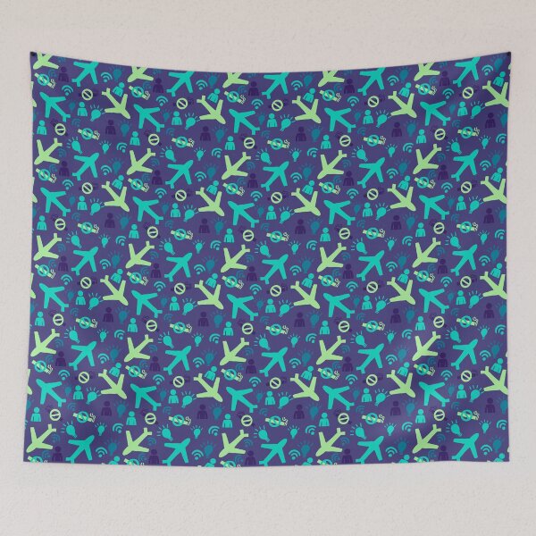 Item preview, Airplane Signs - Blue designed and sold by Booneb.