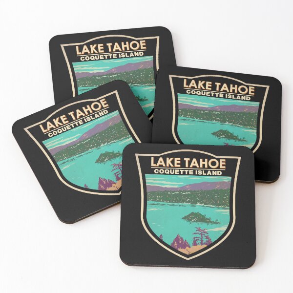 Item preview, Lake Tahoe Coquette Island Badge designed and sold by KrisSidDesigns.