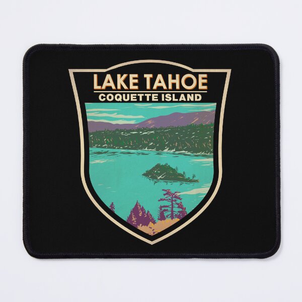 Item preview, Lake Tahoe Coquette Island Badge designed and sold by KrisSidDesigns.
