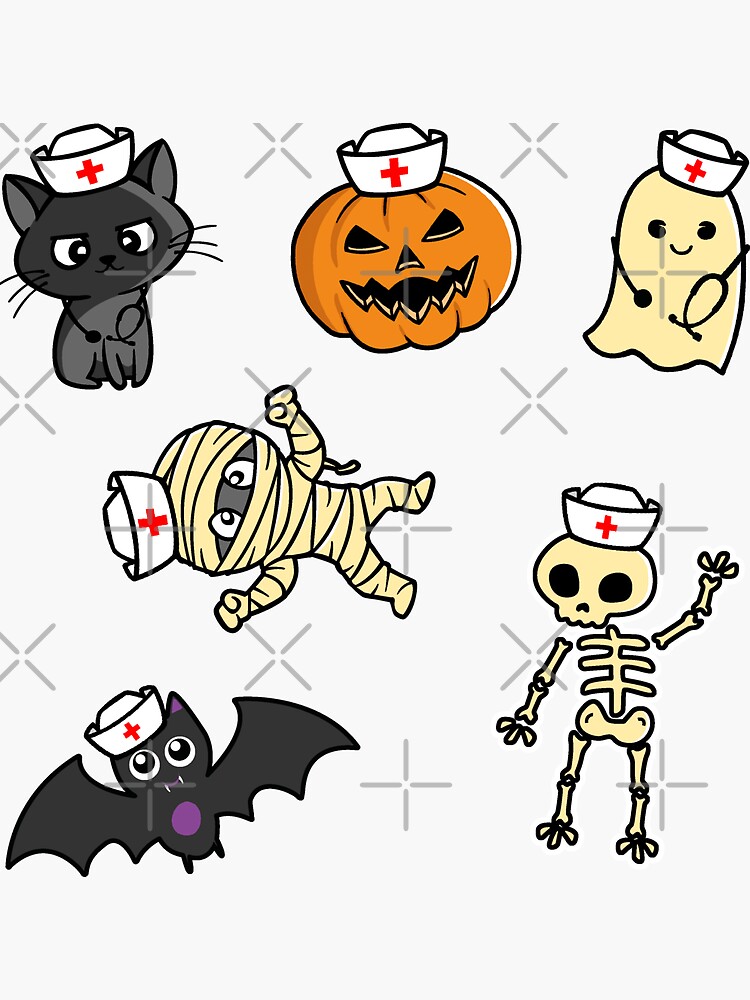Spooky Nurse Decal