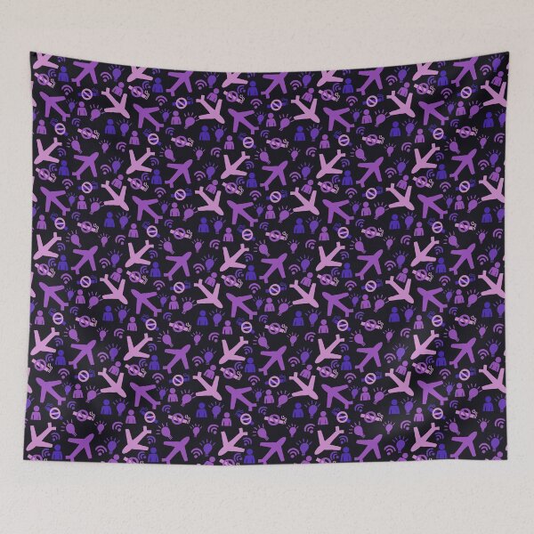 Item preview, Airplane Signs - Purple designed and sold by Booneb.