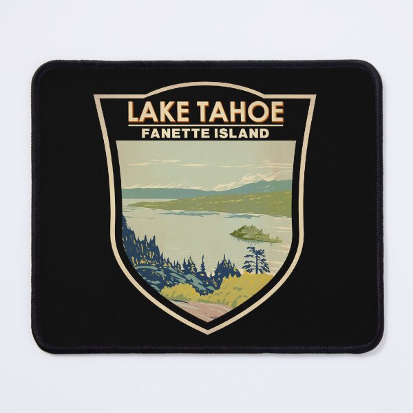 Item preview, Lake Tahoe Fannette Island Badge designed and sold by KrisSidDesigns.