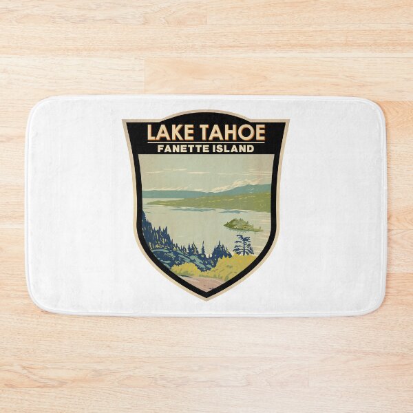Item preview, Lake Tahoe Fannette Island Badge designed and sold by KrisSidDesigns.