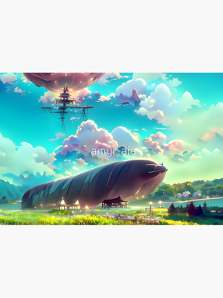 clouds in the sky, airship, digital art, blue sky | Stable Diffusion |  OpenArt