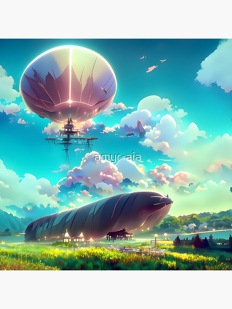 anime style steampunk airship, super-resolution, by WLOP, art by... -  Arthub.ai