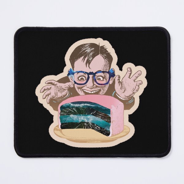 Item preview, Happy Kid with Space Cake - Tidal Wave from Space Design for Cool Children T-shirts and other accessories designed and sold by Ridiculam Toga.