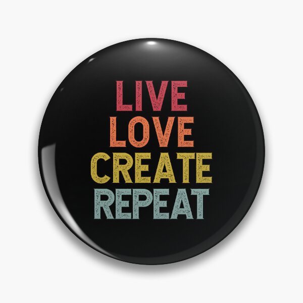 Artikelvorschau, Distressed Live Love Create Wiederholung entworfen und verkauft von PeachesMommy.