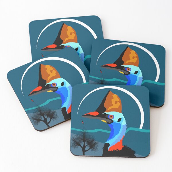 Item preview, Icon From a Land DownUnder 12. Cassowary. designed and sold by Graham Colton.