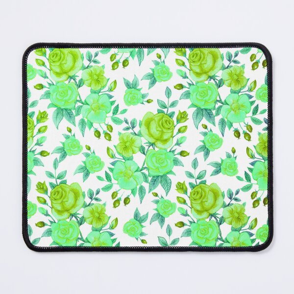 Item preview, Retro Inspired Neon Green Roses designed and sold by TotallyRetroArt.