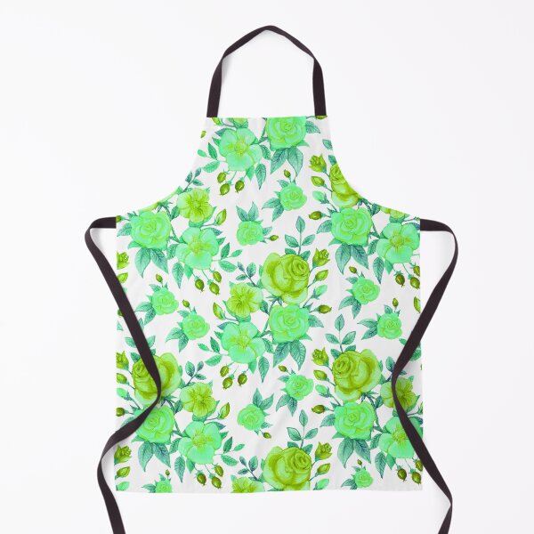 Item preview, Retro Inspired Neon Green Roses designed and sold by TotallyRetroArt.