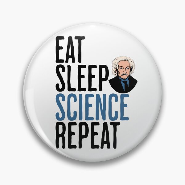 Item preview, Eat Sleep Science Repeat - Science Einstein Humor designed and sold by AlanPhotoArt.