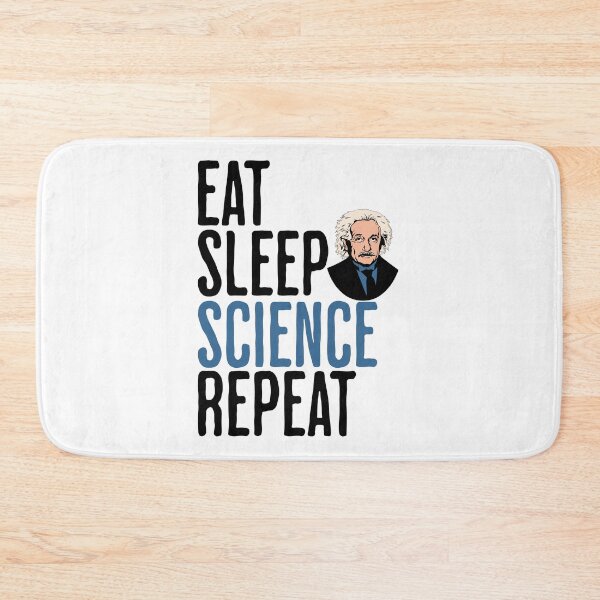 Item preview, Eat Sleep Science Repeat - Science Einstein Humor designed and sold by AlanPhotoArt.
