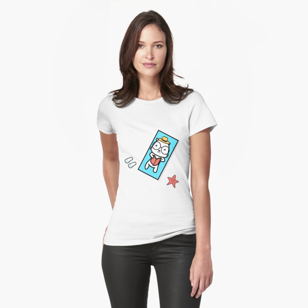 Item preview, Fitted T-Shirt designed and sold by cartoonbeing.