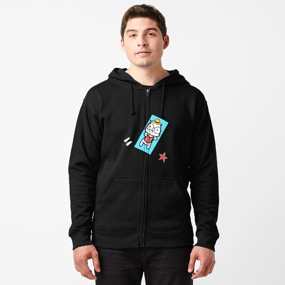 Item preview, Zipped Hoodie designed and sold by cartoonbeing.