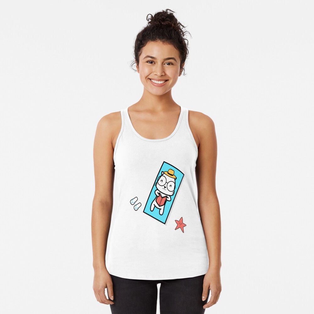 Item preview, Racerback Tank Top designed and sold by cartoonbeing.