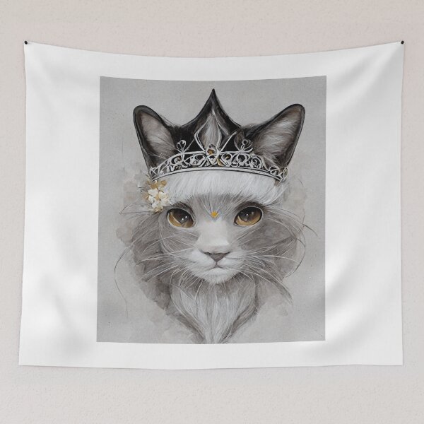 Item preview, Princess Cat 2 designed and sold by Created-by-AI.
