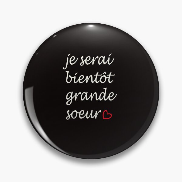 Item preview, je serai bientôt grande soeur designed and sold by toufikpromo.
