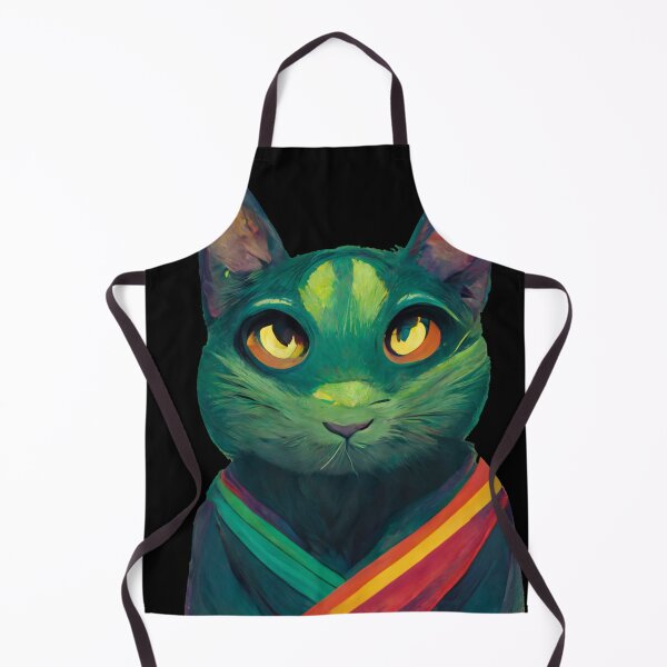 Item preview, Verdant Cat designed and sold by AIWeirdArts.