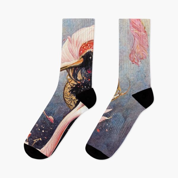 Item preview, flamingo couple dancing artwork designed and sold by WeirdStation.