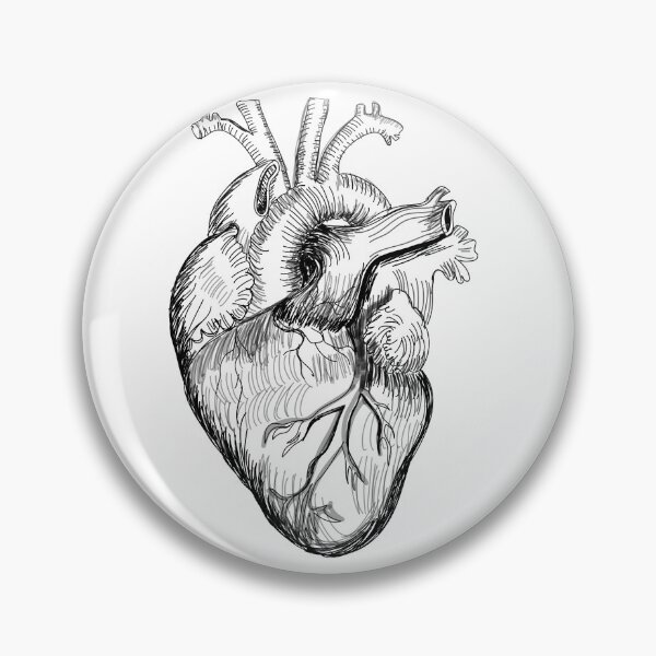 Item preview, Human Anatomy sketch poster | Human Anatomy heart t-shirt  designed and sold by KARTICK DUTTA.