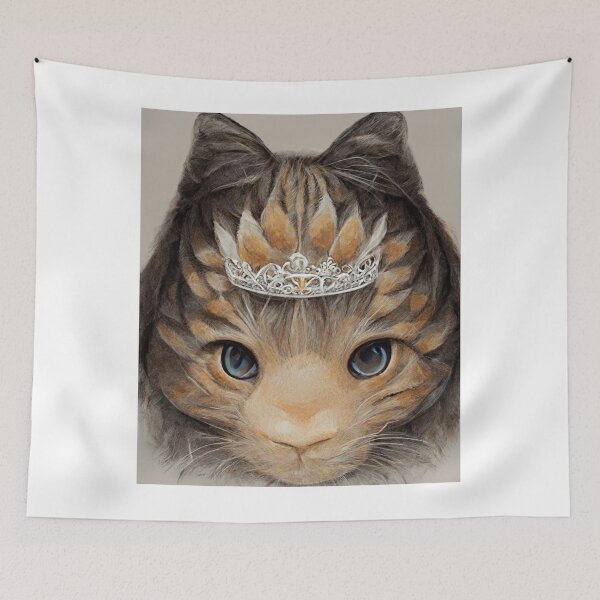 Item preview, Princess Cat 3 designed and sold by Created-by-AI.