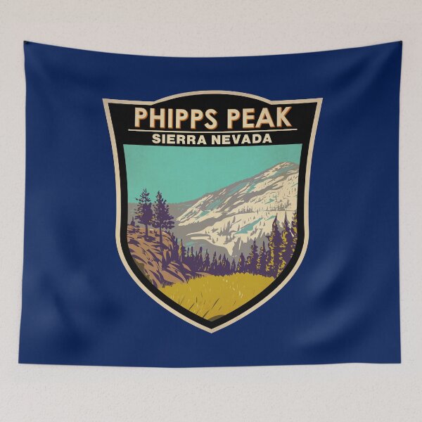 Item preview, Phipps Peak Sierra Nevada California Badge designed and sold by KrisSidDesigns.
