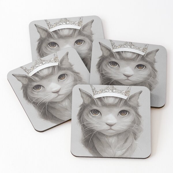 Item preview, Princess Cat 1 designed and sold by Created-by-AI.