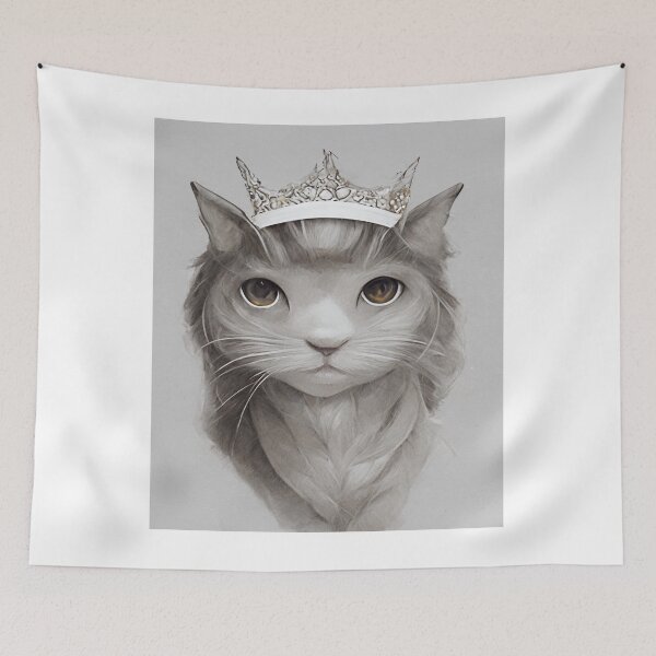 Item preview, Princess Cat 1 designed and sold by Created-by-AI.