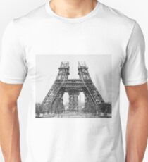 Eiffel Tower Construction Unisex T-Shirt