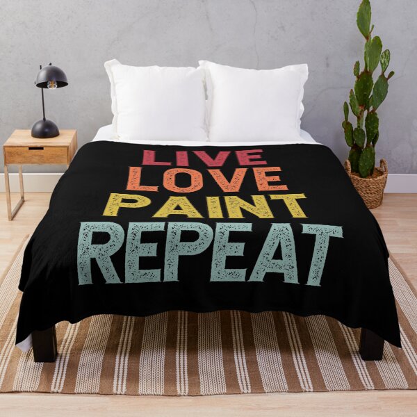 Item preview, Distressed Live Love Paint Repeat  designed and sold by PeachesMommy.