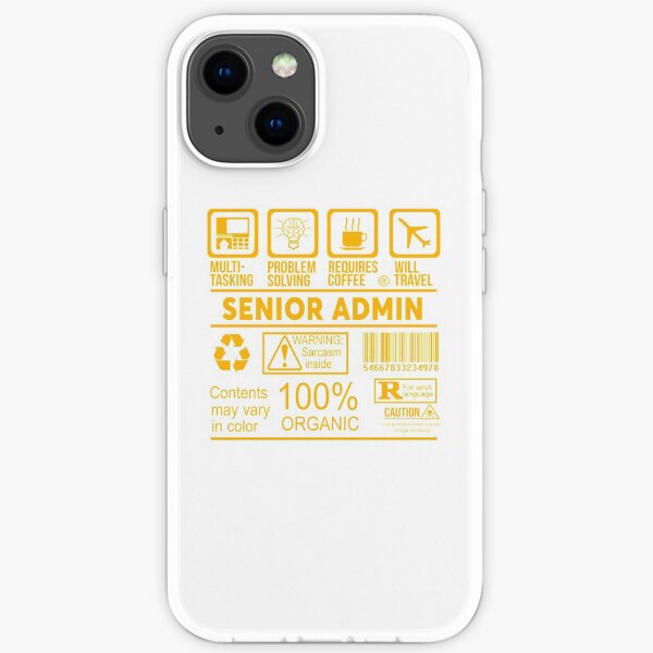SENIOR ADMIN - NICE DESIGN 2017 iPhone Soft Case