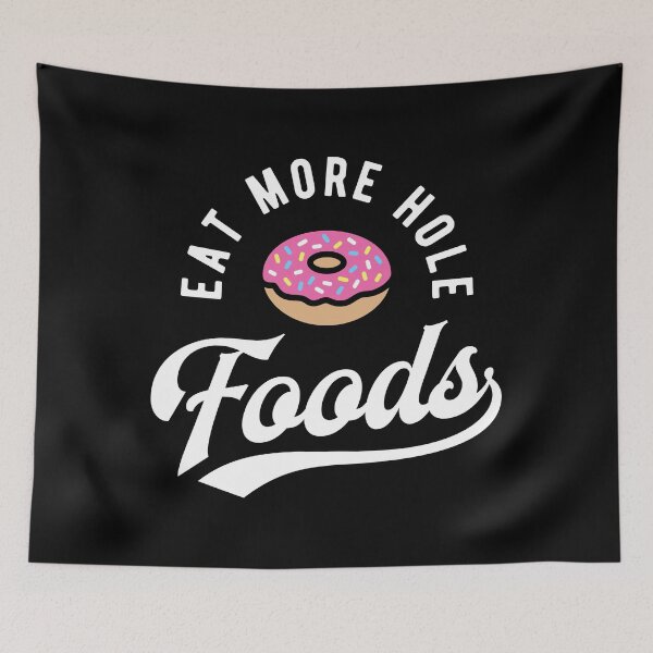 Item preview, Eat More Hole Foods - Pink Donut designed and sold by Brogress Project.