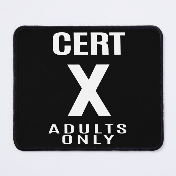Item preview, Vintage Movie Age Rating - X for restricted designed and sold by SimonSay.