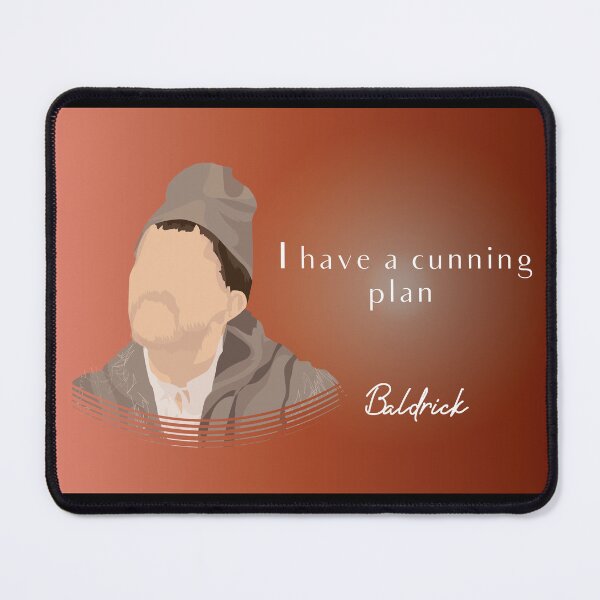 Item preview, I Have a Cunning Plan - Baldrick - Minimalist TV Art - Comedy Quote designed and sold by PopCultArcade.